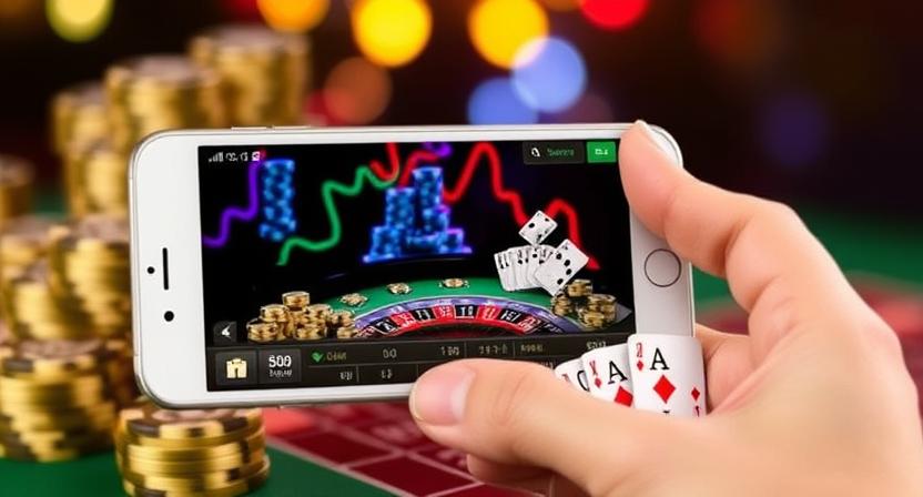 555WW mobile casino app interface
